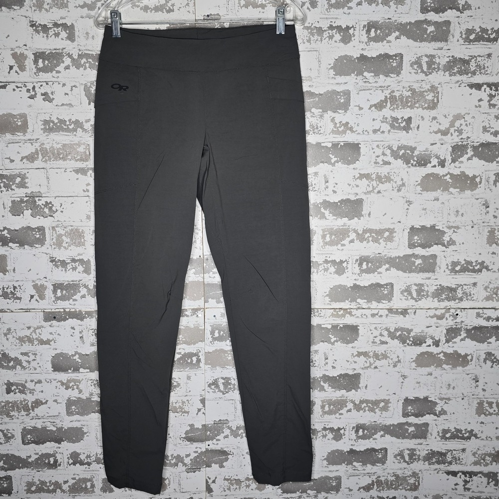Outdoor Research Pants Womens 6 Gray Equinox Pant Travel Hiking Trail Pull-On